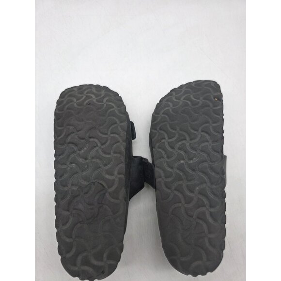 Birkenstock Arizona EVA Sandals Womens Size 7 Womens 6 Black Two Strap Slides - Picture 9 of 11